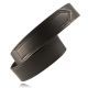Boston Leather 1 3/4 Hook And Loop Tipped Belt, Black - 6535-3-34