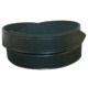 Boston Leather 1 1/2 Hook And Loop Tipped Belt, Black - 6530-1-38