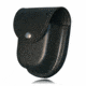 Boston Leather Double Cuff Slot Back Case, Plain, Black, 5512-1-GLD