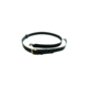 Boston Leather Firefighter's Radio Strap - Original 1 1/4, Nickel, Plain, Black, Standard, 6543-1