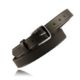 Boston Leather Traditional 1 1/2 Off Duty Belt, Black/white - 6582R-1-32