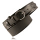 Boston Leather Riverside Belt - Men's, 2,25in, Black, Plain, Gold Buckle, Size 28, 6570-1-28-GLD