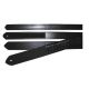 Boston Leather 1 Hook And Loop Tipped Belt, Black - 6528-2-44