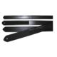 Boston Leather 1 1/4 Hook And Loop Tipped Belt, Black - 6529-1-34