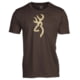 Browning HT Buckmark Short Sleeve T-Shirt - Men's, Brown, 2XL, 5010148805
