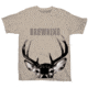 Youth Graphic Peeking Deer Short Sleeve T-Shirt, Sand