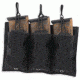 Bulldog Cases &amp; Vaults Colt Tri-Double Molle Mag Pouch, Black, Holds 3 MSR Mags + 3 Pistol Mags CLT-62