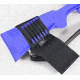 Uncle Mike's Butt stock shell holders with flap, Loops 5, Cordura, Shotgun Style