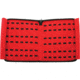 Carry All Knife Pack, 13in X 10.5in X 1in, Holds 42 Folding Knife, Red Felt Interior, Black Synthetic Exterior With Carry Handle, Zipper Closure, Black, PO244 / AC196