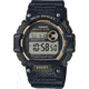 Casio Outdoor Mens Digital MUD Resistant Resin Watch, Black/Gold, TRT-110H-1A2VCF