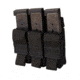 Chase Tactical Triple Pistol Mag Pouch, Black, One Size, NSN NONE, CT-20PMP3-BK
