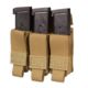 Chase Tactical Triple Pistol Mag Pouch, Coyote Tan, One Size, NSN NONE, CT-20PMP3-CT