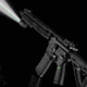 Crimson Trace LiNQ Green Laser and Tactical Light Sight for AR Rifles, CR2, Green, 300 Lumens, Black, LNQ-100G