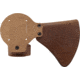 CRKT Woods Nobo T-Hawk Leather Sheath, Silver, D2732