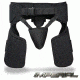 Damascus Protective Gear TG20 Imperial Thigh Groin Protector, Black, Black, 1 size TG20