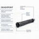 Dead Point Glock 33, Gen 3 Guide Rod Housed Weapon Light, Stainless Steel 707129272065