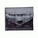DeSantis Black - Plain - 2X2X2 Cartridge Pouch for 2 1/4&quot; Belt U20BJG1Z0