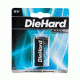 Dorcy Diehard Alkaline Batteries 1-9V Battery Carded 41-1150