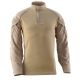 DRIFIRE FORTREX FR Combat Shirt, NAVAIR, Men's, Tan, Large, Long, 20000227-KH-LL