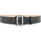 DutyMan 2-1/4inch Plain Leather Sam Browne 2-row Stitch Duty Belt With Nickel Buckle DTY-1011-44-9001