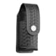 DutyMan Basketweave Leather 2 Oz Mace Holder, Silver Snap, Black, 3621N