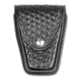 DutyMan Basketweave Leather Standard Closed Single Cuff Case, Silver - 8821N