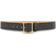 DutyMan 1-3/4inch Basketweave Leather Garrison Belt With Gold Buckle DTY-1621-32-9032