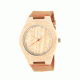 Earth Wood Aztec Leather Strap Watch, Khaki, Standard ETHEW4101