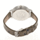 Ladies Autumn Watch,40mm,Brushed Metal Silver Bezel,Dark Brown Band