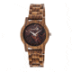 Earth Wood Crown Bracelet Watch, Multicolor/Olive ETHEW4504