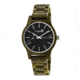 Earth Wood Tuckahoe Marble-Dial Bracelet Watch, Multicolor/Olive ETHEW4804