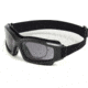 Edge Safety Speke Low Profile w/Rx Insert Safety Goggle, Smoke Lens HS116