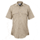 Elbeco California Highway Patrol Short Sleeve Poly/Rayon Shirt - Mens, 18.5 in, Tan, 248N-18.5