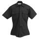 Elbeco Women's, Adu Ripstop Short Sleeve Shirt, Black - 5640LC-XL