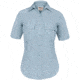 Elbeco Womens Textrop2 Ss Shirt, Blue - 9813LCN-54
