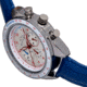 Elevon Chronograph Leather-Strap Watch, Blue/White, ELE127-1, Blue/White, One Size, ELE127-1
