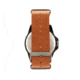 Elevon Dumont Leather-Band Watch, Black/Light Brown, ELE108-6, EDEMO1