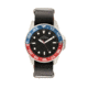 Elevon Dumont Leather-Band Watch, Silver/Black, ELE108-1