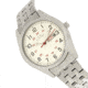 Elevon Gann Bracelet Watch W/Day/Date, Silver/White, ELE106-1