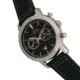 Elevon Langley Chronograph Leather-Band Watch W/ Date, Black, ELE103-3