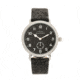 Elevon Northrop Leather-Band Watch, Charcoal/Black, ELE110-2