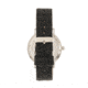 Elevon Northrop Leather-Band Watch, Charcoal/Navy, ELE110-6