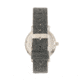 Elevon Northrop Leather-Band Watch, Grey/White, ELE110-1