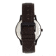 Elevon Turbine Leather-Band Watch, Black/Dark Brown, One Size, ELE116-5
