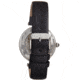 Empress Anne Automatic Semi-Skeleton Leather-Band Watch, Black, One Size, EMPEM3101