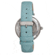 Empress Anne Automatic Semi-Skeleton Leather-Band Watch, Mint, One Size, EMPEM3102