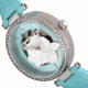Empress Anne Automatic Semi-Skeleton Leather-Band Watch, Mint, One Size, EMPEM3102