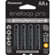 Eneloop Pro AA - 8 Pack 1st Generation, Black, BK-3HCCA8BA