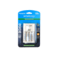 Eneloop Sanyo Universal 4-Position Charger Set with 4 AA Ni-MH Batteries 2nd Generation, White, ENELOOP-K-KJ17MCA4BA-CHR-4AA