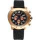 Equipe E205 Grille Mens Watch - Black Strap, Rosegold Case, Black Dial